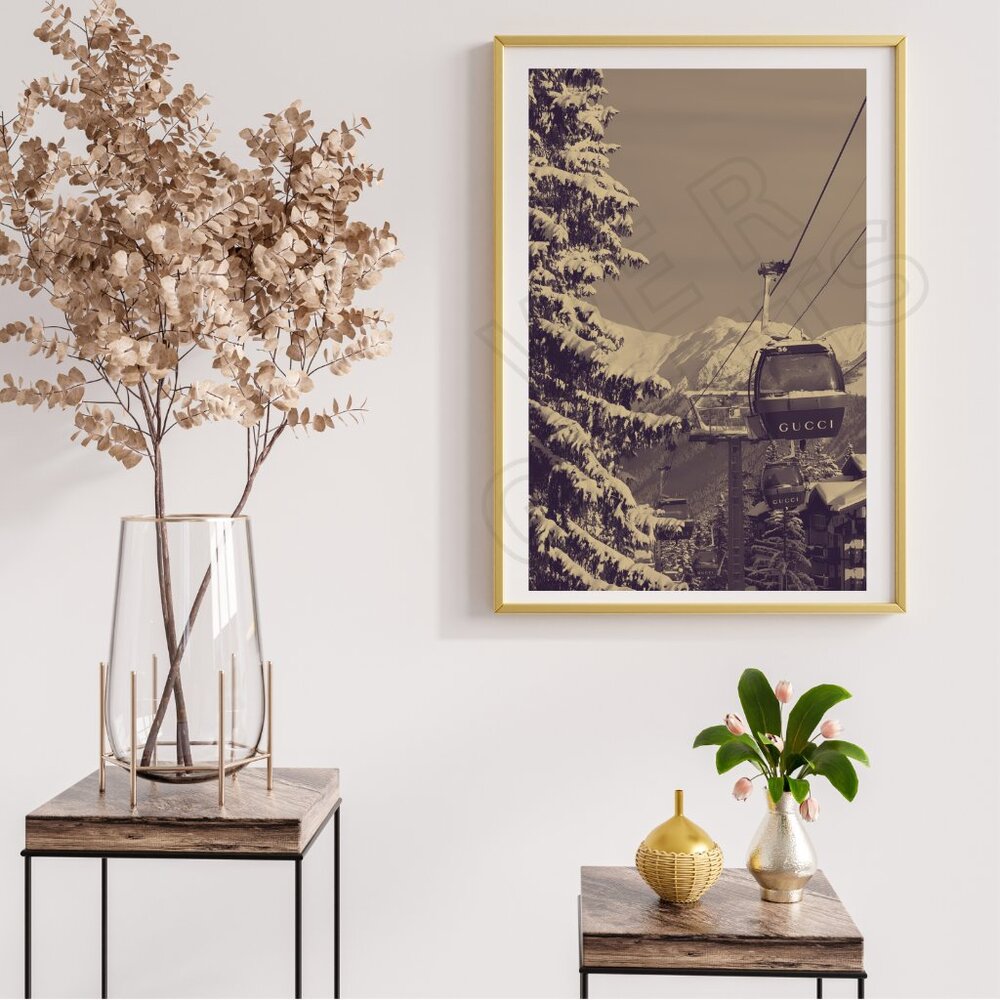 Aesthetic Gucci Gondola Art Print 11x17 Art Print